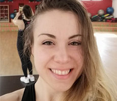 Milena Cremona insegnante di Fitness musicale