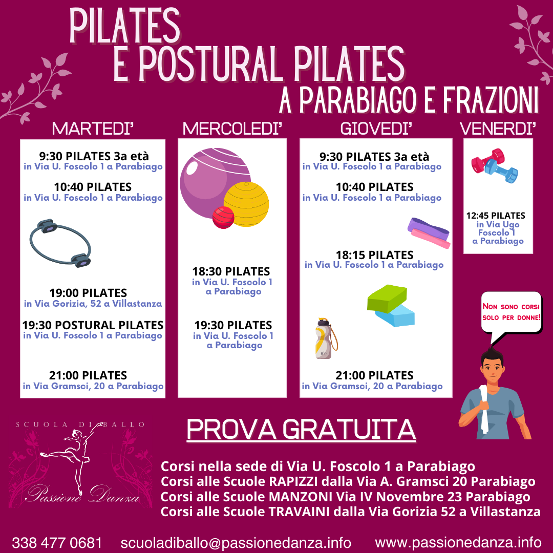 Scuola di ballo Passione danza parabiago, milano, green pass, aperture, social
